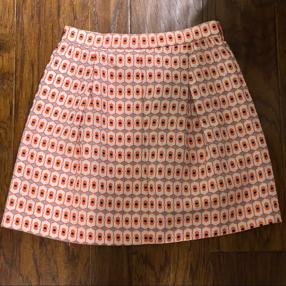 JCrew Geometric Jacquard Mini Skirt